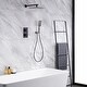 preview thumbnail 2 of 8, Thermostatic rain shower faucet
