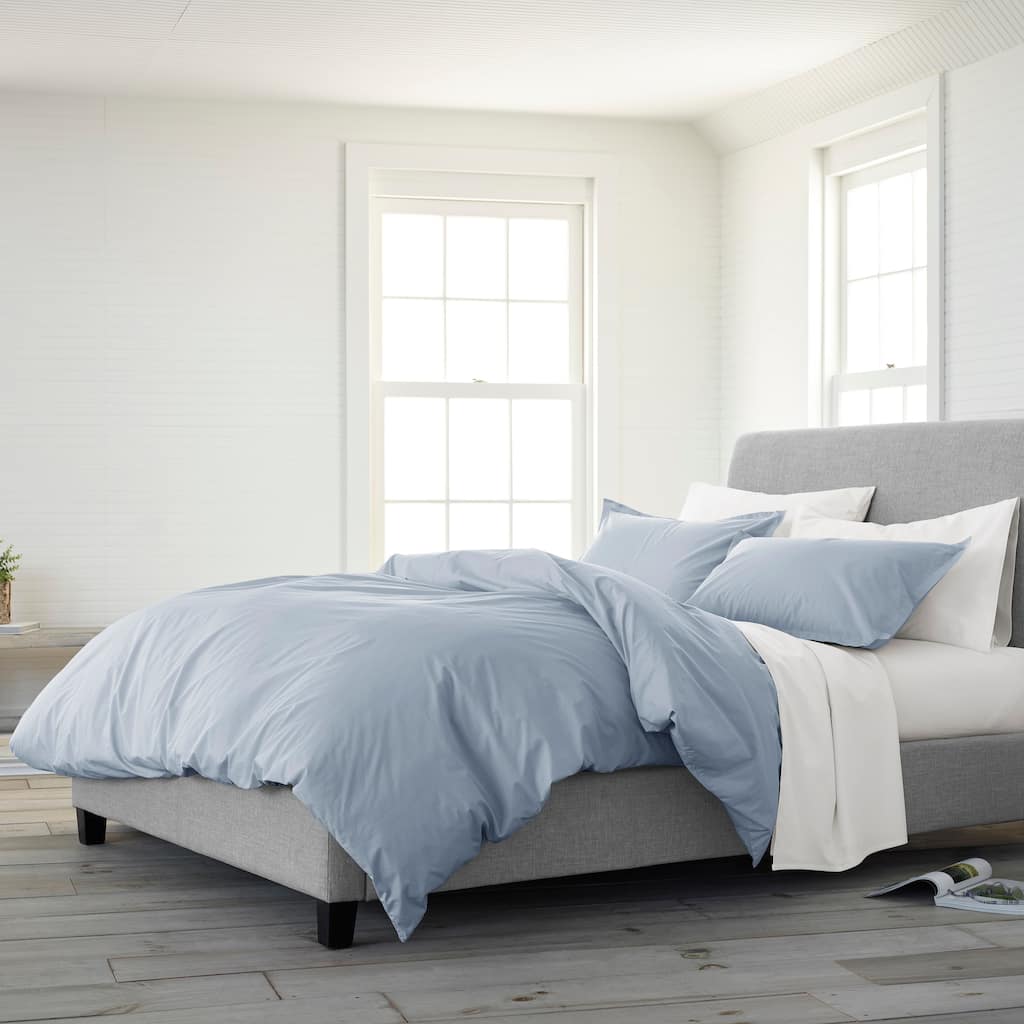 Clean Design Home T300 Solid Percale Comforter Set