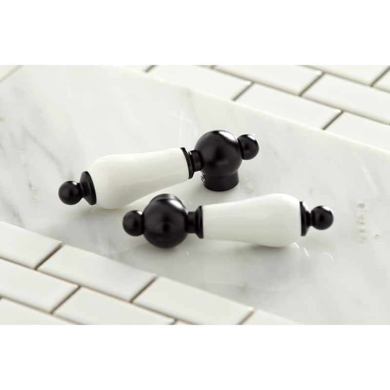 Heritage Two-Handle 3-Hole Wall Mount Bathroom Faucet