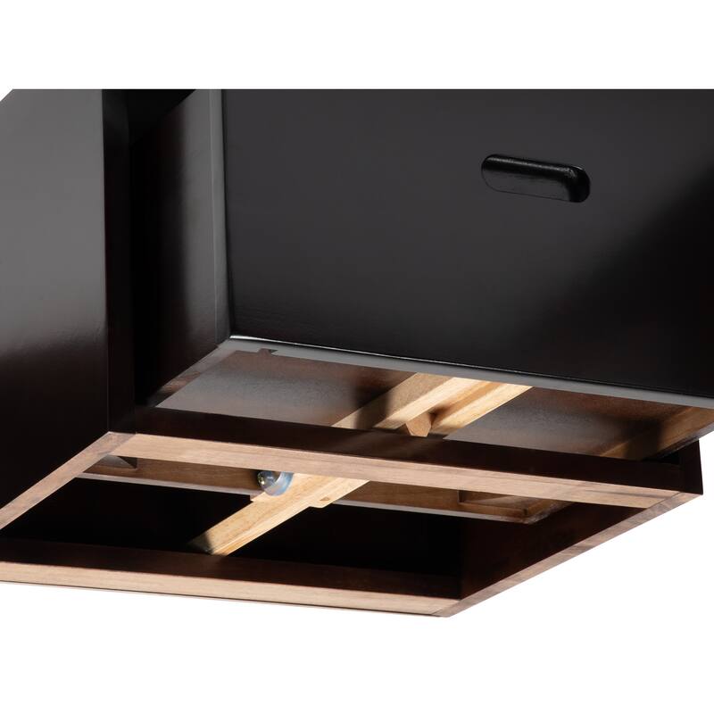 Westbrook Staircase Bunk Twin over Full with Twin Trundle in Espresso