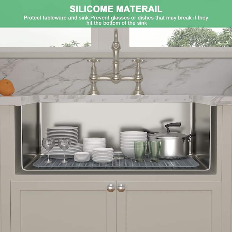 Silicone Sink Mat Sink Protectors for Kitchen Sink