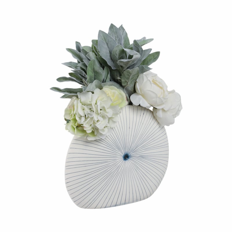 Ceramic Decorative Vase Modern Design Unique Dotted Circular Detailing