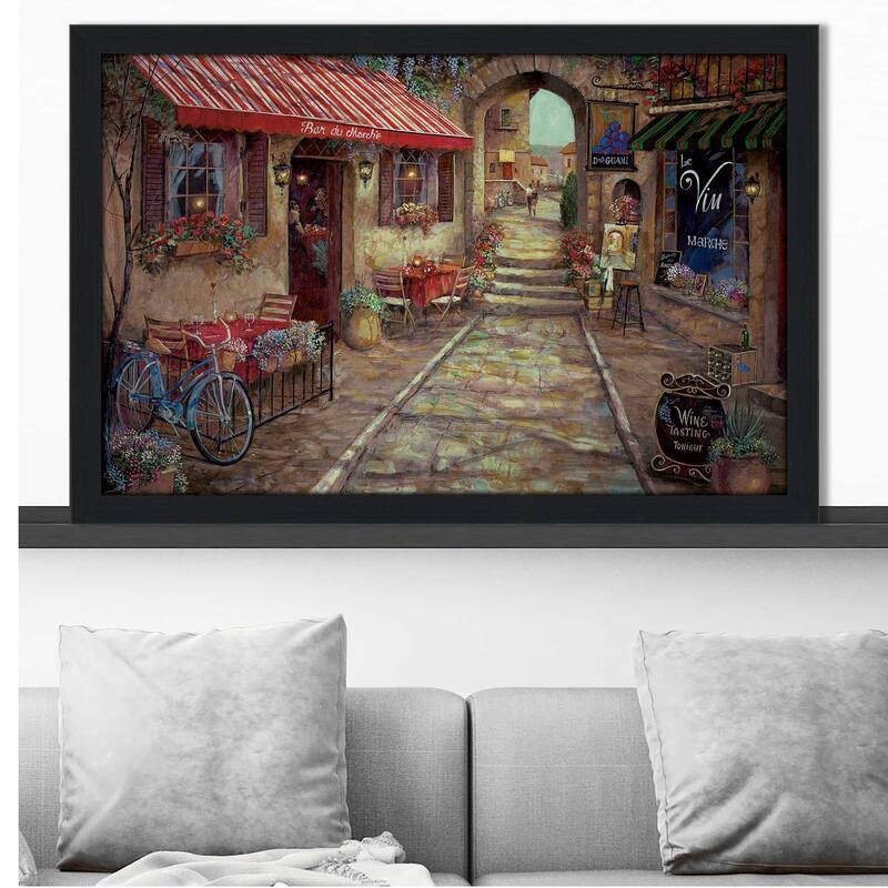 "Bar du Marche" by Ruane Manning Print on Acrylic