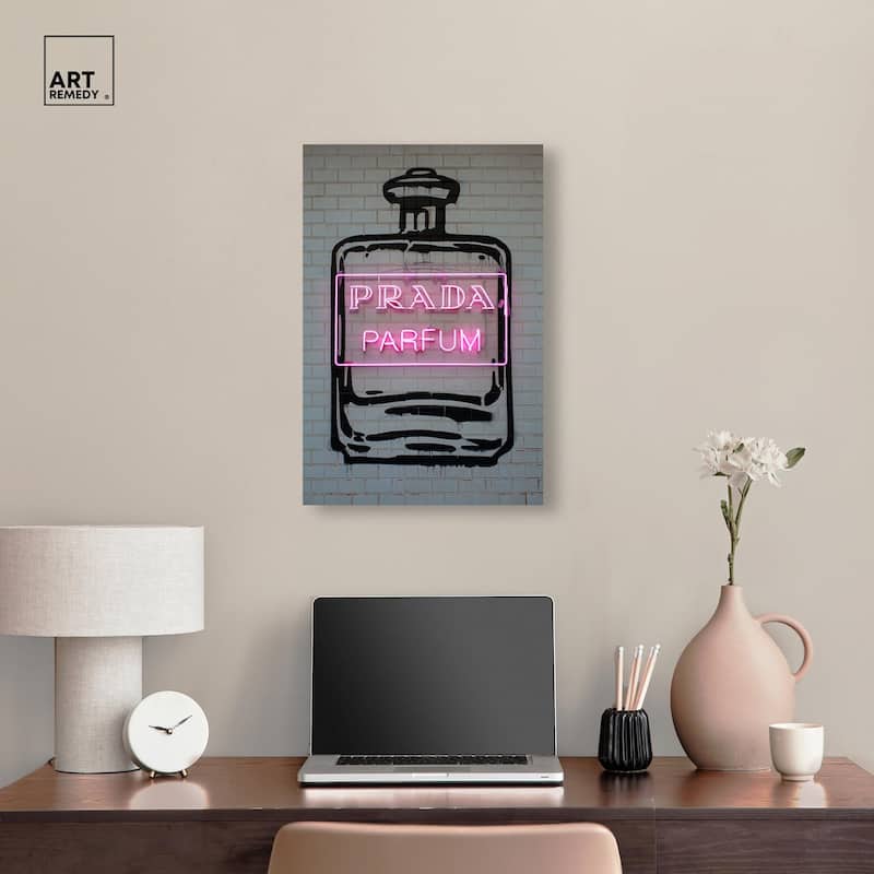 Fragrance Frame Canvas by Art Remedy, Gallery Wrapped