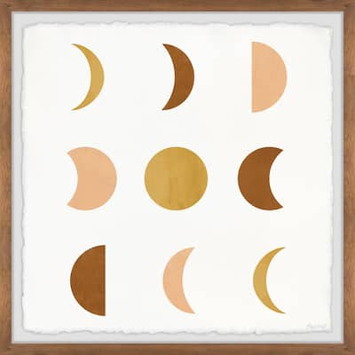 'Eight Phases of the Moon' Framed Painting Print