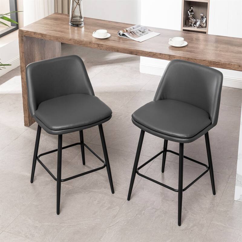 Counter Height Swivel Bar Stools Set of 2