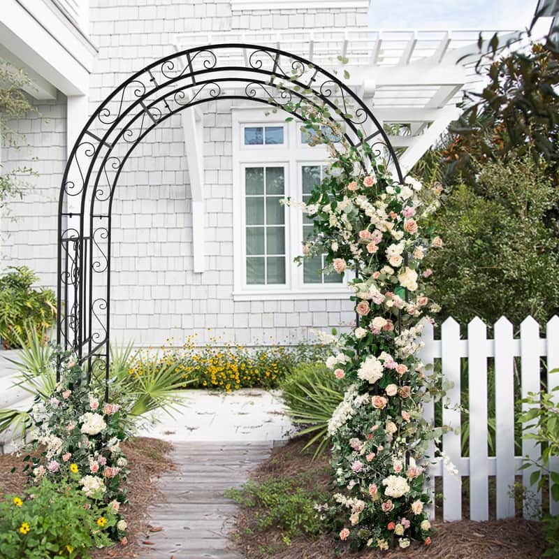 7 Ft. H Iron Garden Arbor