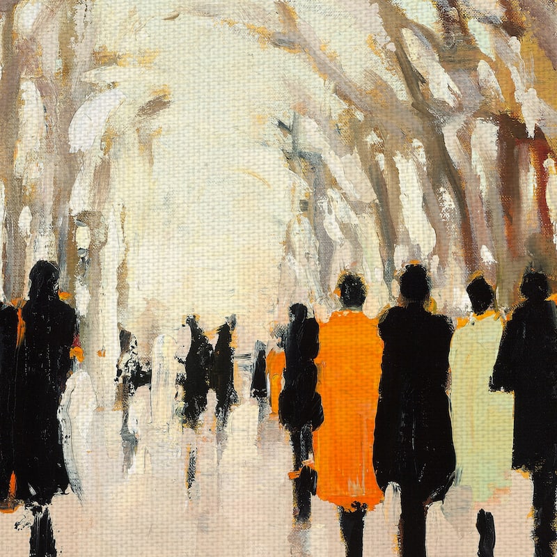 Poet Walk by Lorraine Christie Canvas Art Print