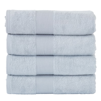 Fabstyles Soft Absorbent Bath Towel, 27 x 54 Inches, Set of 4