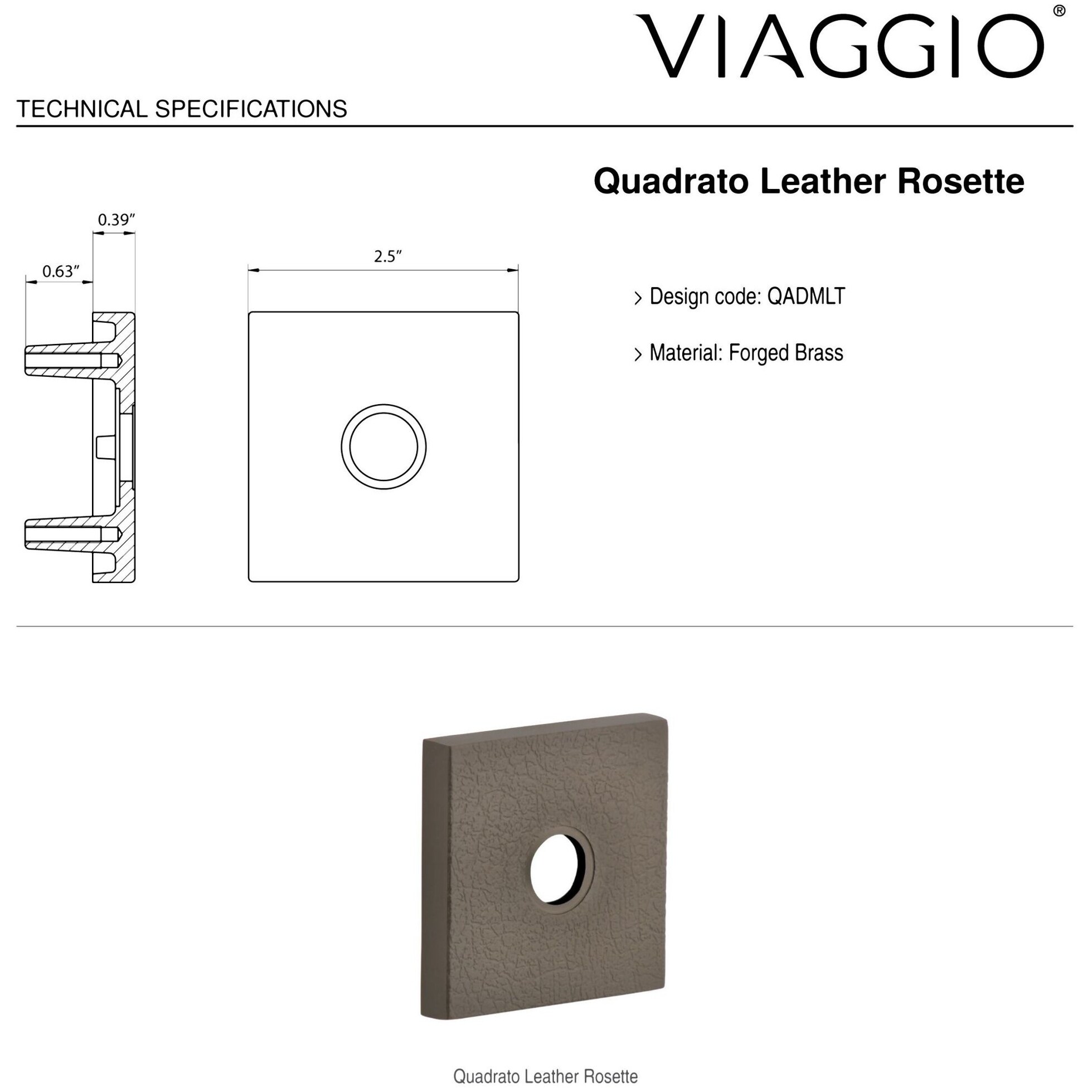 Viaggio QADMLTQDC_COMBO_238 Motivo Solid Metal Single