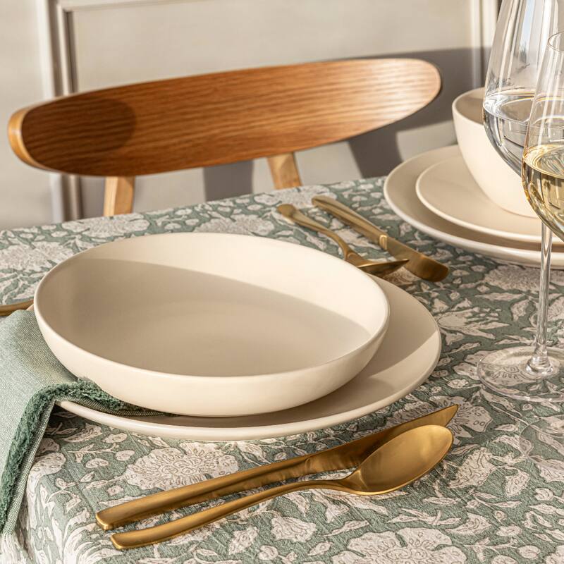 over&back Coupe Semi-Matte Stoneware Dinner Bowls - 30oz