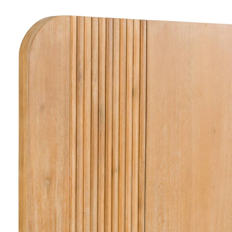 Modrest Jacobson Modern Natural Acacia Bed