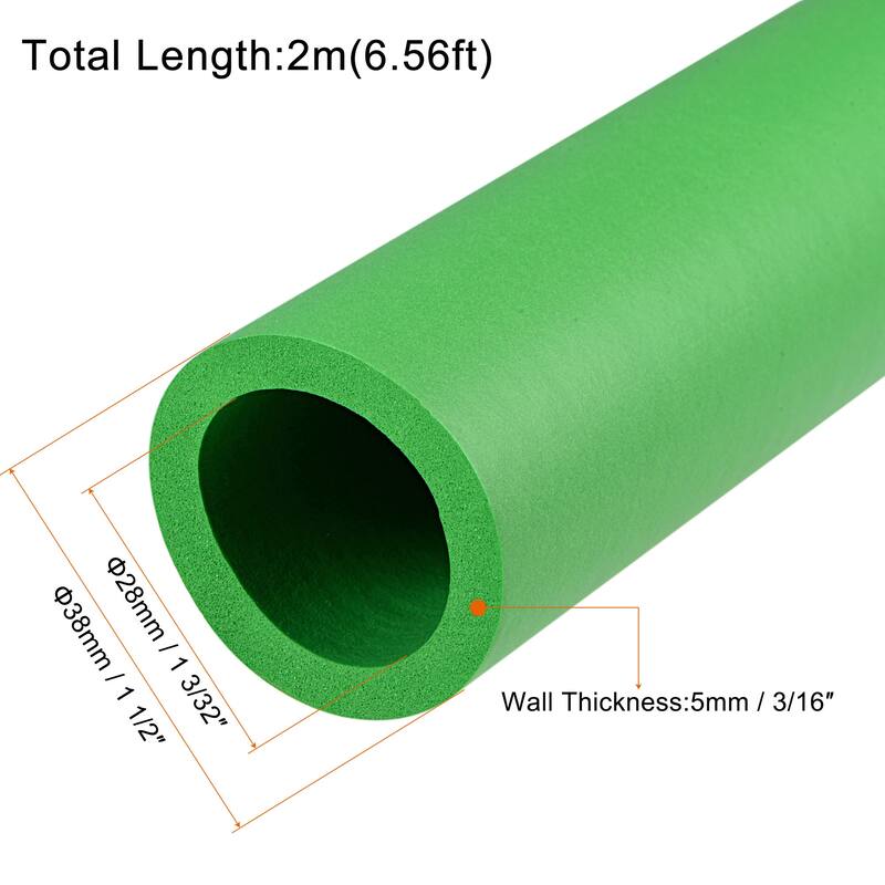 Foam Tubing ID OD Tube Covers for Handle Grip Support Pipe Insulation