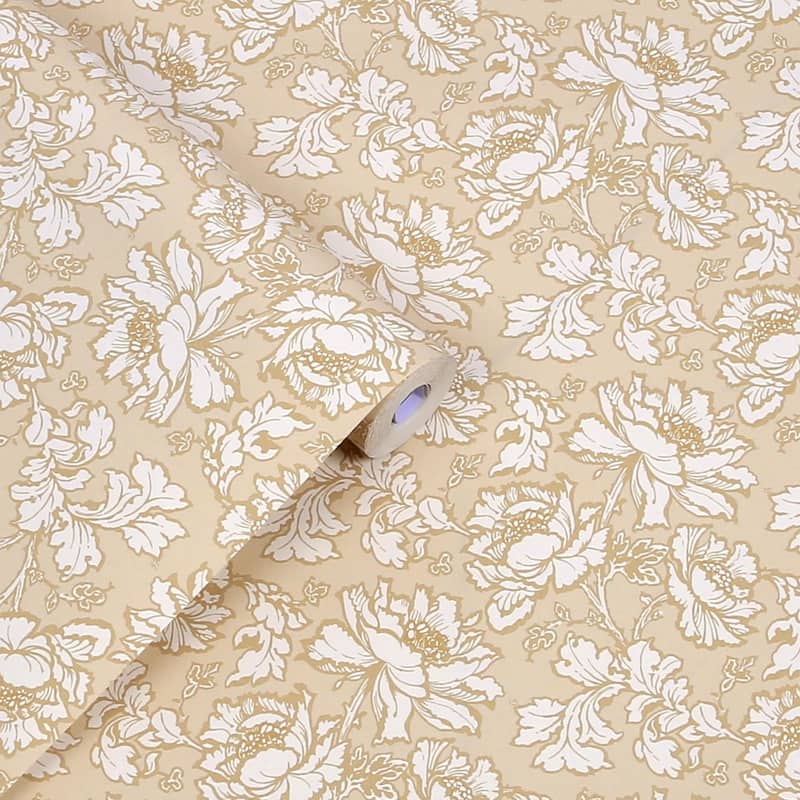 Laura Ashley Tamara Gold Wallpaper