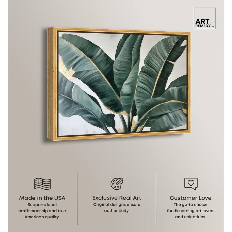 Jungle Jewel Jade II Canvas by Art Remedy
