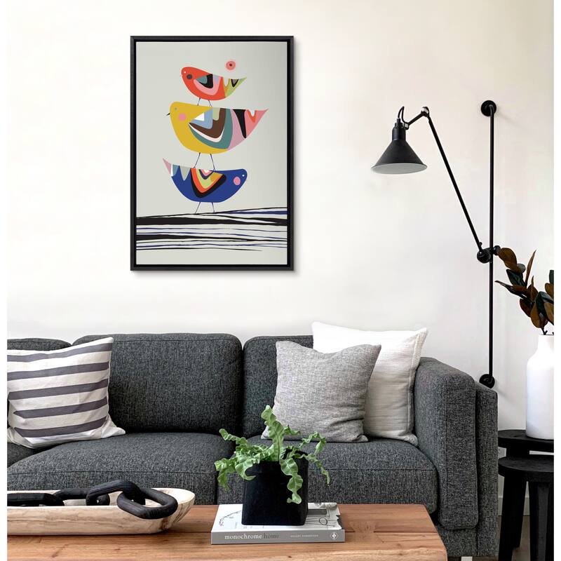 Kate and Laurel Sylvie The Family Tree Framed Canvas By Rachel Lee