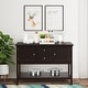 preview thumbnail 29 of 45, Costway Sideboard Buffet Table Wooden Console Table w/ Drawers &