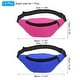 preview thumbnail 2 of 8, 80s Fanny Pack for Women 2 Pack Waist Bag 90s Fanny Pack Pink, Sky Blue
