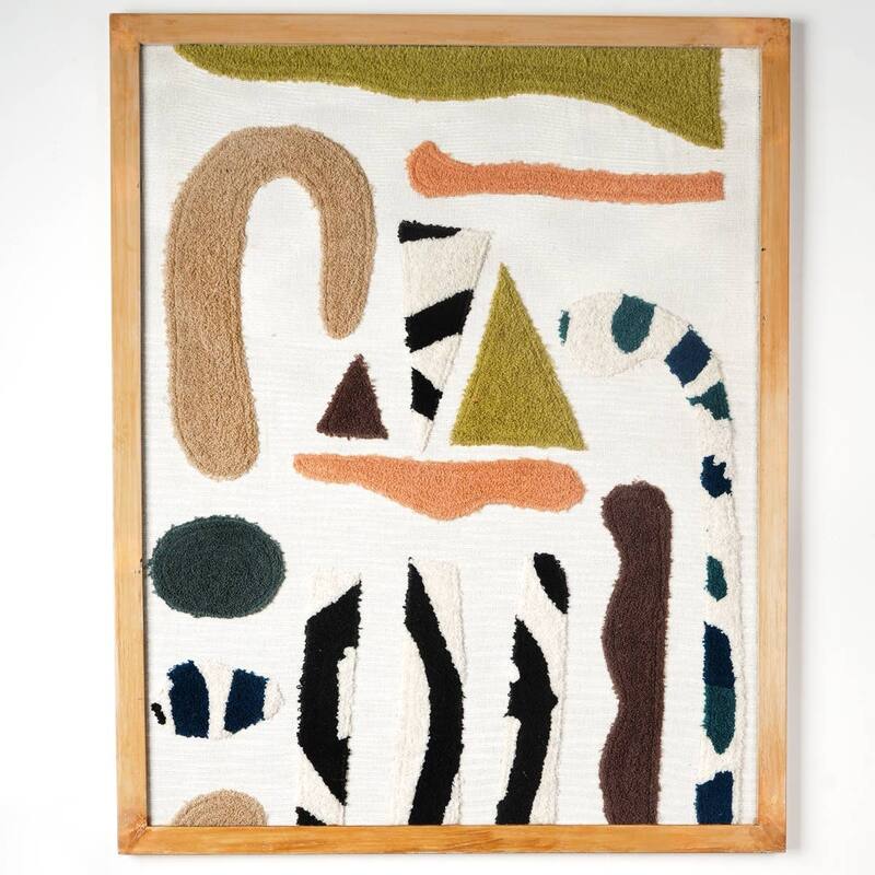 Organic Impressions Wall Art - Orange