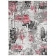 preview thumbnail 7 of 45, SAFAVIEH Craft Ermina Modern Abstract Rug 2'3" x 4' - Grey/Pink - Rectangle