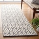 preview thumbnail 13 of 52, SAFAVIEH Vermont Handmade Geometric Wool Area Rug 8' Runner - Ivory/Navy