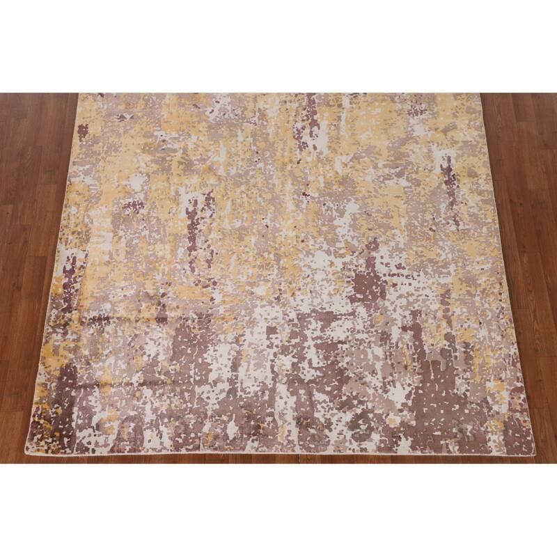Abstract / Modern Area Rug Handmade Contemporary Wool Carpet - 5'11"x 8'11"