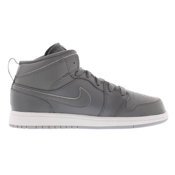 Shop Jordan Air Jordan 1 Mid Basketball Preschool Boy S Shoes