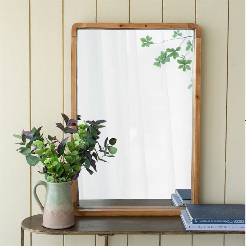 Wall Mirror with Wood Frame