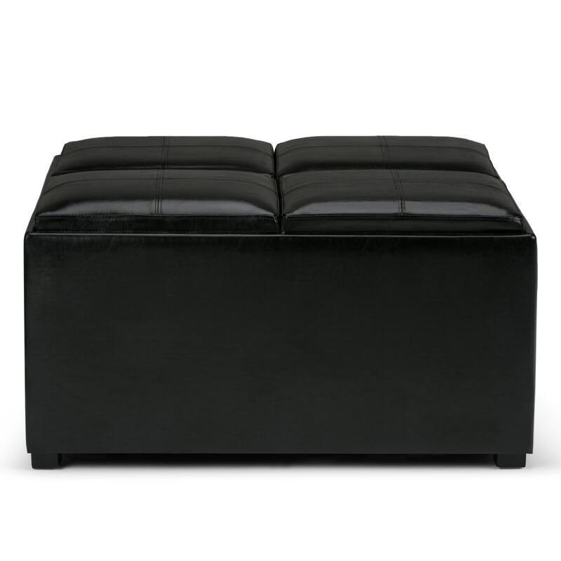 WYNDENHALL Franklin Wide Contemporary Table Ottoman