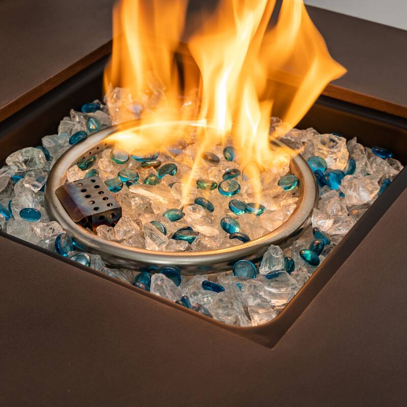 Outdoor Concrete Fire Pit Table Propane Fire Pit Bed Bath & Beyond