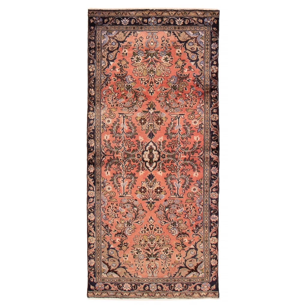 ECARPETGALLERY Hand-knotted Andelz Copper Wool Rug - 2' 11" x 6' 8"