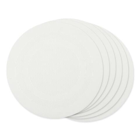 Design Imports Silver Doubleframe Kitchen Placemat Set (Set of 6)