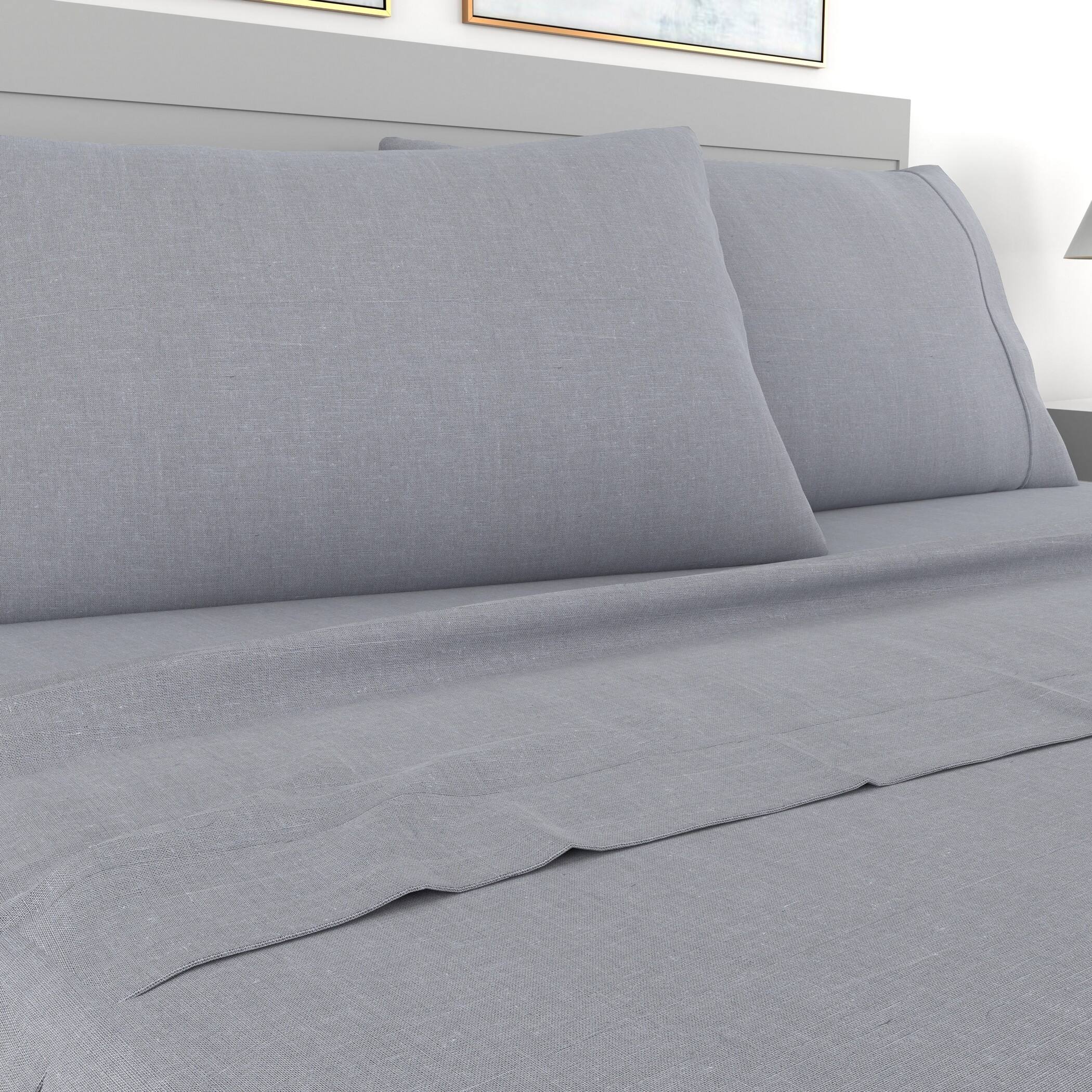 Portico Linen Blend Sheet Set On Sale Bed Bath & Beyond 35377634