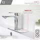 preview thumbnail 15 of 28, Stylish Single-Hole Bathroom Faucet Plate A-801 - 6 1/8"x 2 1/2"