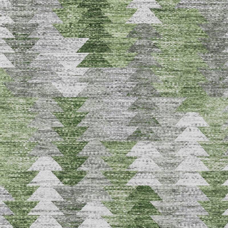 HomeRoots Geometric Transitional Rectangle Outdoor Rug