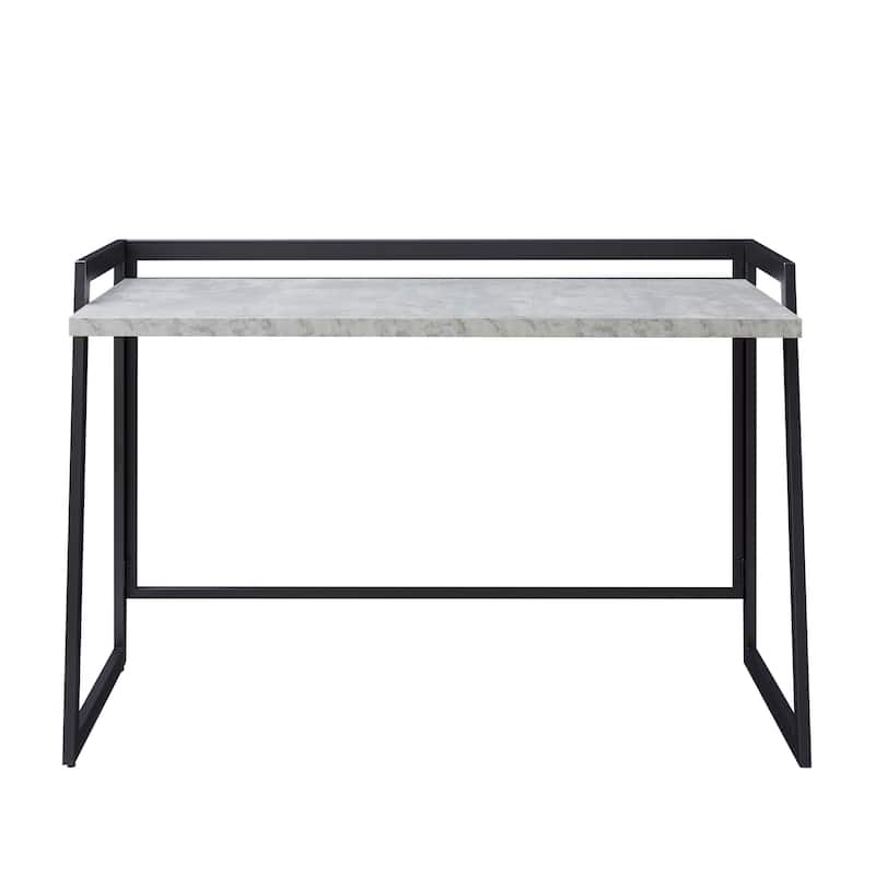 Leick Home Mixed Metal and Wood Desk