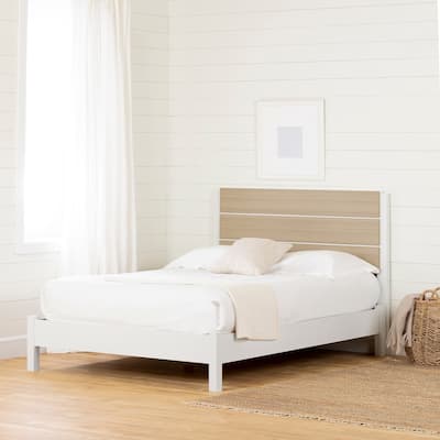 South Shore Munich Platform Bed with Headboard