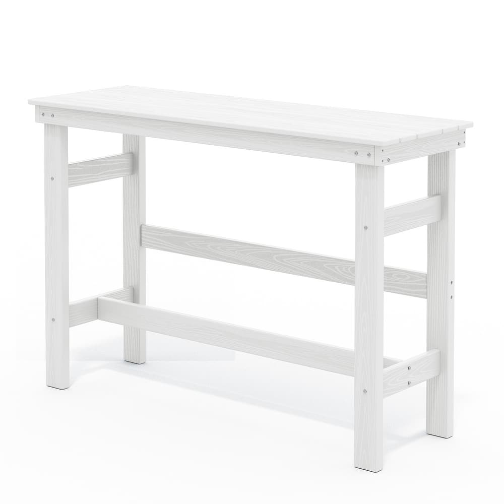 40-inch Outdoor Patio HDPE Pub Bar Table, Balcony Table