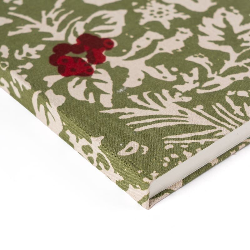 Couleur Nature Baies De houx Journal - Red & Green - 5" x 7" x 1" - 5" x 7" x 1"