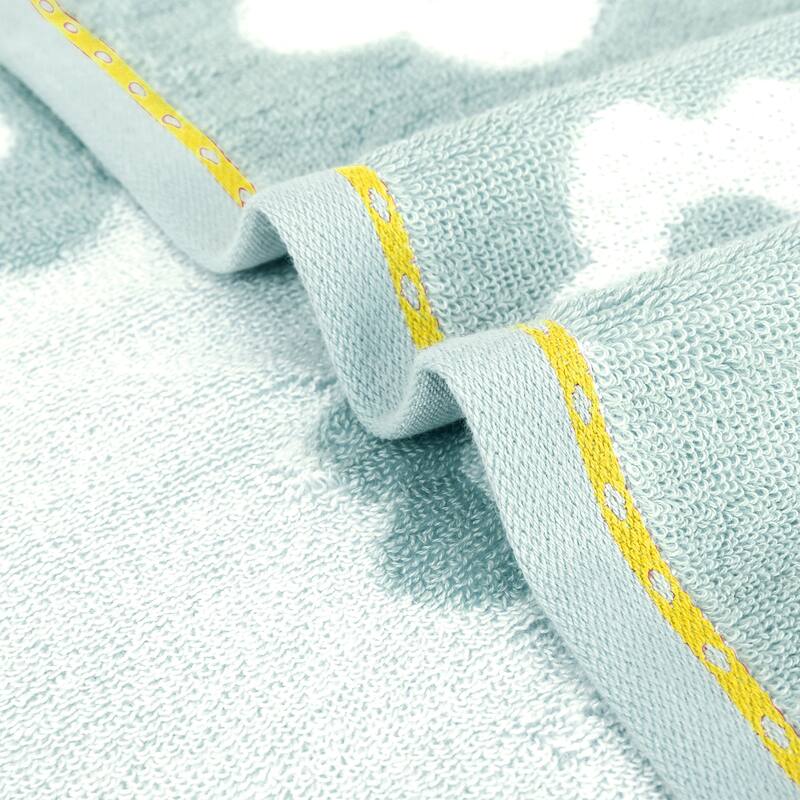 Cute Floral Hand Towels Flower Pattern Cotton Hand Towel Soft Absorbent Decorative Towel for Bathroom Spa Gym