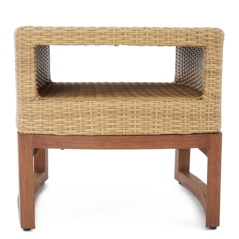 Mili 5 Piece Sunbrella Outdoor Patio Club Chair & Ottoman Set