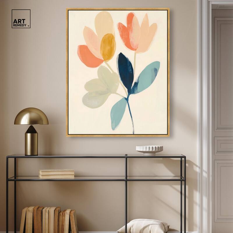 Meadow Motif Canvas by Art Remedy