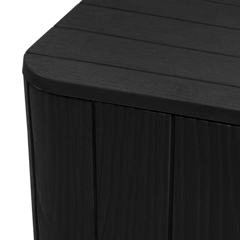 11.5 Gallon Outdoor Storage Waterproof Deck Box - 13.4 in. L x 15.3 in. W x 16.3 in. H