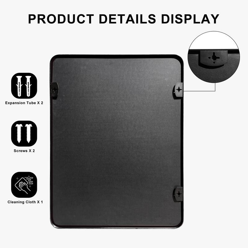 2 Pack Rectangle Vanity Mirror Wall Mirror