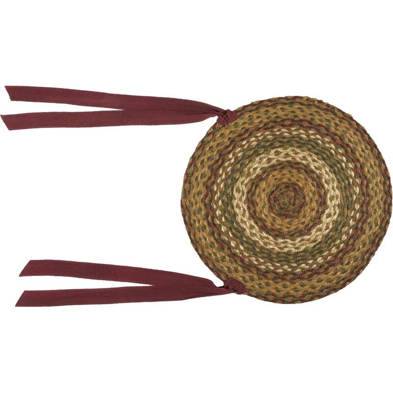 Tea Cabin Jute Chair Pad Set of 6