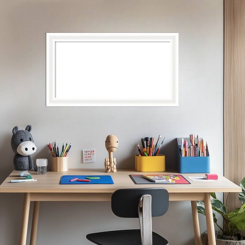 Oliver Narrow Framed Dry Erase Magnetic Board