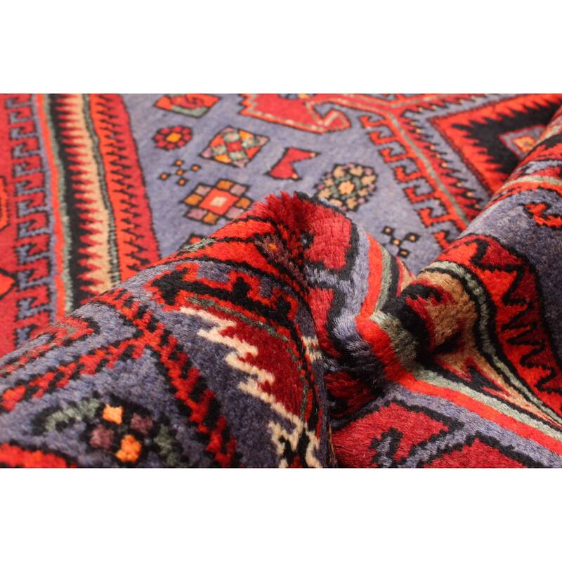 ECARPETGALLERY Hand-knotted Andelz Red Wool Rug - 4'8 x 7'2