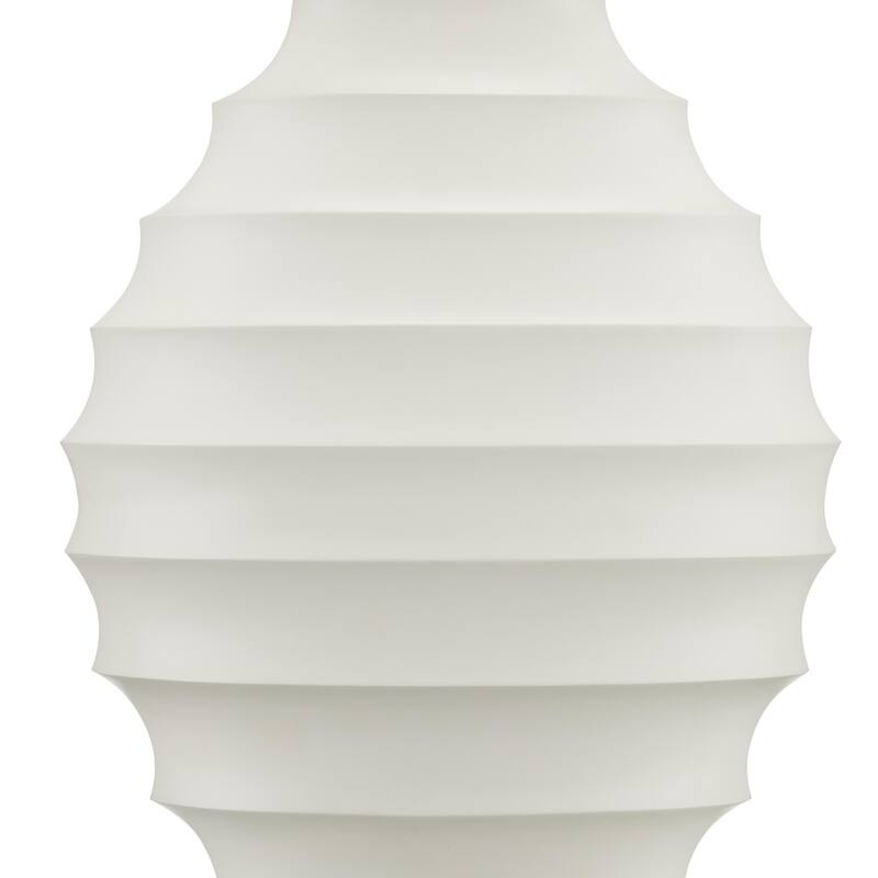 Currey & Company Abbeville White Table Lamp - 30.5"h x 18"w x 11"d
