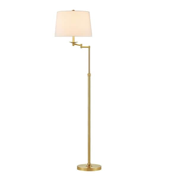 Brass Swing Arm Floor Lamp | Grandview