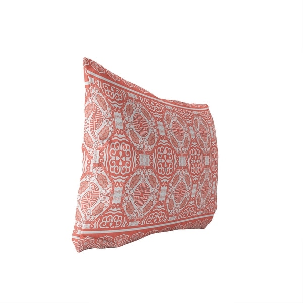Coral lumbar outlet pillow
